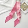 Diadema Francesa Bufanda de Seda Retro Versátil de Alta Gama Bufanda Decorativa Profesional Cinta para la Cabeza Streamer para Bolsa de Mujer