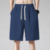 Shorts de seda gelada de secagem rápida masculinos de verão Comércio exterior finos estilo Hong Kong soltos tamanho grande shorts para usar por cima shorts esportivos