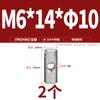 Pasador Cilíndrico de Acero Inoxidable 304 con Agujero Horizontal Conexión Pre-empotrada Tuerca Martillo Palabra Tuerca Martillo Recta Tornillo M4M5M6