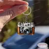 Adornos Colgantes Creativos de Acrílico Transfronterizos para Cámara Accesorios para Coche Decoración Interior Colgantes para Coche