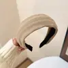 Diadema Retro de Punto con Ala Ancha para Otoño e Invierno 2026 Nuevo Estilo, Diadema para Peinar el Cabello y Lavarse la Cara, Pinza para el Cabello, Diadema, Accesorio para el Cabello, Engrosada
