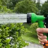 Pistola de riego de flores de alta presión de siete funciones transfronteriza, pistola rociadora de jardín portátil para el hogar, aspersor de jardinería para exteriores, pistola de agua para lavado de autos
