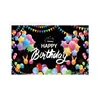 Nuevo Fondo de Tela para Fiesta de Cumpleaños Impresión HD Globos Rosas Corazones Decoración de Festival Tela de Fondo