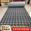 Tapete de chão jacquard retrô na cor camelo, carpete espesso de alta densidade para sala de estar e uso comercial, carpete jacquard resistente ao desgaste e antiderrapante