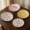 Zongbo Silicona DIY Aromaterapia Yeso Relieve Fresa Uva Ángel Patrón Plato Bandeja Adornos Molde de Silicona