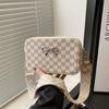 Bolso de Mujer Bolso Bandolera 2025 Nuevo Moda Retro Diseño Nicho Bolso Cuadrado Pequeño para Mujer Estilo Occidental Bolso de Hombro Ancho
