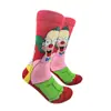 Modelos Transfronterizos de Comercio Exterior para Primavera, Otoño e Invierno Hombres y Mujeres Tendencia de Dibujos Animados Calcetines de Media Pantorrilla Calcetines de Algodón Sitio de Suministro