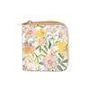 Nova carteira pequena floral transfronteiriça com zíper curto 2024 083 carteira porta-moedas porta-cartões porta-bilhetes florais atacado