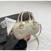 Bolsa de Bolinha Fashion com Padrão de Pedra para Mulheres, Novo Design 2026, Bolsa Transversal de Nicho, Bolsa Moderna para o Dia a Dia