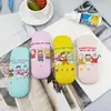 Caja de gafas de dibujos animados caja de gafas para niños al por mayor linda japonesa portátil anti-presión caja de almacenamiento para ojos caja para miopía