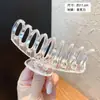 Pinza para el Cabello de Tiburón de Felpa Acrílica de Alta Gama Pinza Grande Accesorios para el Cabello de Mujer Volumen del Cabello Múltiples Capas Melena de Cabello Pinza para el Cabello
