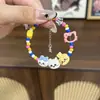 Cara linda~ Tres lindos retratos familiares coloridos de la familia Jiyi pulsera de cuentas de arroz nicho versátil joyería de mano para novias