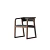 Silla de Madera Maciza, Silla de Comedor, Silla de Té de Lujo Ligero, Sillón del Maestro, Silla Moderna para el Hogar de Estilo Chino con Respaldo, Silla Simple con Respaldo