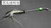 Cebo Artificial de Camarón Transfronterizo con Anzuelo 8cm/5g Señuelo de Pesca Señuelo Biométrico Señuelo Suave Realista Camarón Suave Señuelo Luminoso para Pesca Nocturna
