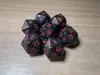 Dados Poliédricos Transparentes de 20 Caras de Colores Mixtos Multicolor para Juegos de Mesa y Juegos de Rol de Mesa, Suministro Directo del Extranjero Dados Acrílicos