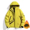 Outono/Inverno 2026 Novo Estilo Novas Cores Outdoor Unissex Jaqueta 3 em 1 à Prova de Vento Impermeável com Fleece