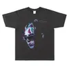 Camiseta Gráfica de Rostro de Miko Joven, Camiseta Oversize de Manga Corta Moda Hip-Hop para Hombre y Mujer, Camiseta Casual de Algodón para Hombre