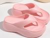 Nuevas Chanclas de Verano de Moda para Mujer para el Trayecto, Sandalias de Cuña de Suela Gruesa de Moda