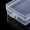 Almacenamiento de accesorios herrajes caja de joyería caja de plástico transparente pp cierre con tapa caja de embalaje caja organizadora mayoreo