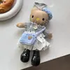 Bolsa Colgante Hello Kitty Piernas Largas Fragancia Ligera Muñeca de Peluche Dibujos Animados Lindo Llavero de Corazón Colgante de Regalo