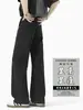 Pantalones de vestir rectos fluidos para hombre, estilo nuevo de otoño 2026, corte slim, pantalones casuales, holgados, versátiles, de secado rápido