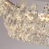 Nuevo candelabro de cristal de lujo para salas de estar, vestíbulos y comedores de alta gama, moderno y simple, elegante, popular para dormitorios principales
