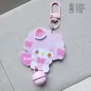 Chaveiro Pingente Desenho Animado Fofo My Melody para Bolsas, Pingente Sino de Acrílico Pequeno Acessório Pendurado
