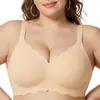 Ventas Directas de Fábrica Transfronterizo Amazon Popular Europeo y Americano Sujetador Push-Up Sin Costuras Comercio Exterior para Mujer Tallas Grandes Ropa Interior de Soporte Suave