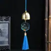 Navidad Estilo Chino Acrílico Paz y Alegría Carrillón de Viento Colgante Decoración para Colgar en la Puerta Accesorios Kit de Materiales para DIY Carrillón de Viento