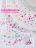 Cuentas de manicura de sirena Aurora, color macarrón, color caramelo, cuentas planas de fantasía, color Joker translúcido, diamantes decorativos mixtos, venta al por mayor