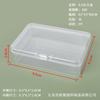 Caja de Plástico PP Rectangular Caja de Almacenamiento Rectangular Caja de Almacenamiento Transparente Caja para Piezas Pequeñas Caja de Embalaje de Productos Pequeños Venta al por Mayor