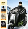 Funda a prueba de viento para vehículos eléctricos, recubierta con película de franela, engrosada para invierno con forro polar, totalmente cerrada impermeable, para motocicletas de batería, anti-ventisca