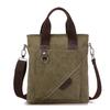 Maletín de Negocios para Hombre, Bolso de Hombro de Lona, Bolso de Mano para Tableta, Ligero, Sencillo, para Ir al Trabajo, Azul Marino