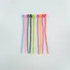 Corbatas de Cable de Silicona de Colores, Organizadores de Cables Reutilizables, Llaveros, Correas de Bloqueo Automático, Duraderas, Disponibles en Múltiples Colores