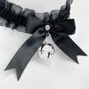 Collar con colgante de mariposa y encaje suave para niña, cadena para clavícula, correa para el cuello, accesorios al por mayor