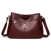 2026 Bolso de Cuero Genuino Nuevo para Mujer Bolso de Hombro Único Cruzado de Moda Fábrica de Origen Venta al por Mayor Transfronteriza