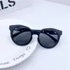Óculos de sol infantis cor macaron estilo coreano óculos de sol de bebê da moda forma côncava simples óculos para meninas com proteção UV