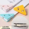 Clips Plásticos Coloridos, Clips Triangulares, Clips para Esquinas, Almacenamiento de Exámenes Estudiantiles, Protección de Bordes de Libros, Sujeción de Documentos, Clips para Boletos