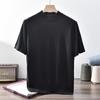 Suéter Informal de Cachemir para Hombre de Manga Corta y Cuello Alto, Calidad Premium, para Uso Diario Urbano, Simple, Nueva Camisa Base
