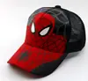 F791 Gorra de Béisbol Nueva Primavera y Otoño Sombrero de Dibujos Animados para Niños Gorra Moderna de Spider-Man Visera Sombrero de Comercio Exterior Europeo y Americano Venta al por Mayor