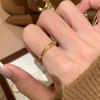Anillo de Serpiente con Diamantes Estilo Retro Francés Estilo Old Money para Mujer Lujo Ligero Simple Combinable Nicho de Alta Gama Anillo de Cola de Serpiente