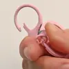 Chaveiro Colorido de Liga de Zinco DIY Joias Artesanais Acessórios de Boneca Fecho Lagosta Conjunto de 3 Peças Gancho de Figura de Oito Anel de Fivela Redonda