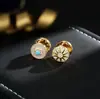 Protección del Dios del Mar Nácar Natural Incrustado con Diamantes, Pulsera de Concha de Gama Alta Estilo Francés, Venta Directa de Fábrica, Dropshipping Disponible.