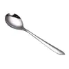 Conjunto de Talheres de Aço Inoxidável Transfronteiriço: Colher Pontiaguda para Uso Doméstico, Hotel, Restaurante Ocidental, Garfo de Jantar, Colher de Jantar, Colher de Café Espessa, Colher de Sobremesa