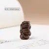 Sándalo Morado Tallado Zodiaco Serpiente Abalorio Espaciador con Agujero Pasante DIY Tendencia Nacional Llavero Personalizado para Teléfono Colgante Pulsera Encanto