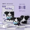 Venta al por mayor Compatible Lego Bloques de construcción de micropartículas Juguetes de bloques educativos para niños Animación de dibujos animados Transfronterizo
