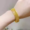 Pulseira abacus fechada antiga clássica pulseira banhada a ouro cobre design popular estilo nacional joias de casamento joias femininas