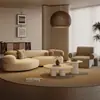Sofá de Tela Color Crema, Sofá Set Creativo de Piedra de Moda, Sofá Pequeño para Uso Doméstico, Sillón Sofá para Recepción de Hotel