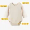 Mameluco para Bebé Ropa DeRong Otoño Invierno Calidez Ropa Interior para Bebé Body Triangular Mono Base para Bebé Pequeño