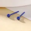 Aretes de Cerámica de Zirconia de 3 mm para Orejas Perforadas, Antialérgicos, Libres de Metales Pesados, Versátiles, Mini, No Necesitan Quitarse al Bañarse y Dormir